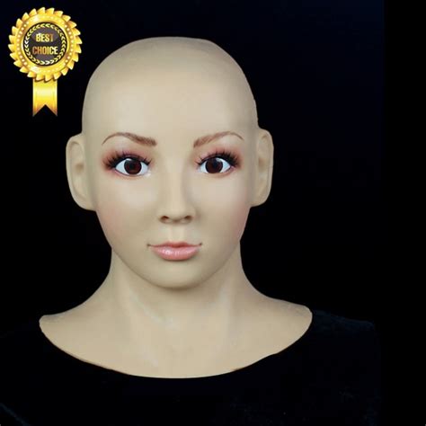 Sf 6 Human Mask Crossdress Silicone Female Mask Beauty Party Mask Free