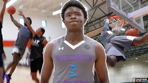 2024 Pg Tayshawn Bridges Is A Man Child Highlights With Wisconsin