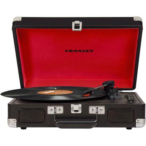 Crosley Cruiser Deluxe Portable Turntable Vinyl Record Player With