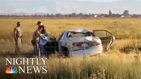 Police After Car Crash California Woman Livestreamed Sisters Death Nbc Nightly News Youtube