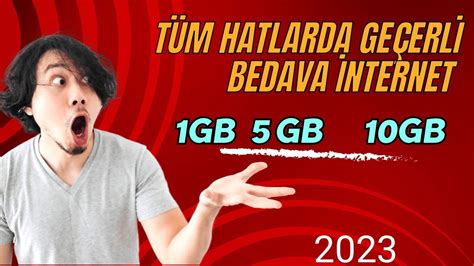 TÜM HATLARDA GEÇERLİ BEDAVA İNTERNET 2023 TÜRK TELEKOM TURKCELL