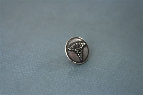 Caduceus Tie Tack Medical Doctor Lapel Pin Phd Staff Of Hermes Etsy