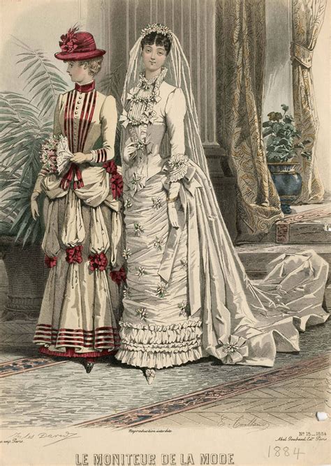Le Moniteur De La Mode 1884 Fashion Plates Victorian Costume