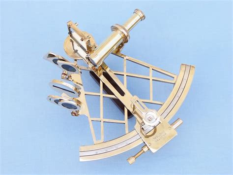 wholesale admiral s brass sextant with rosewood box 12in hampton nautical