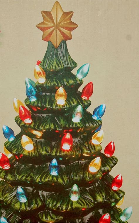 Christmas crackers are a traditional christmas favorite in the uk. Cracker Barrel Ceramic Christmas Tree | AdinaPorter