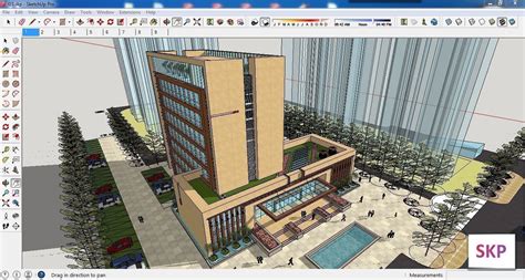 Sketchup Office Building G5 3d 3d Model Cgtrader