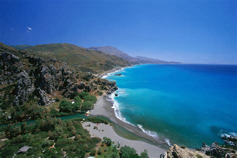 Preveli Strand Kreta Griechenland Bild Kaufen 70047150 Lookphotos