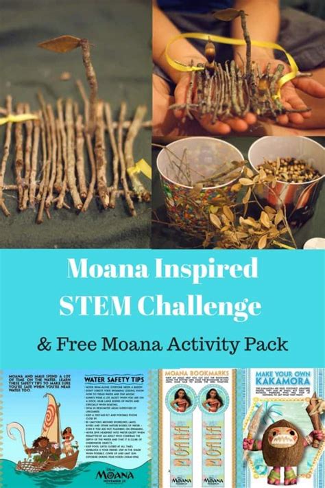 Free Moana Inspired Printables And Stem Challenges
