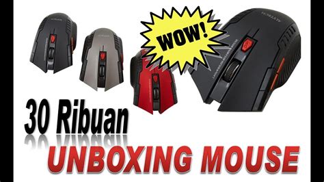 Unboxing Mouse Gaming 30ribuan Youtube