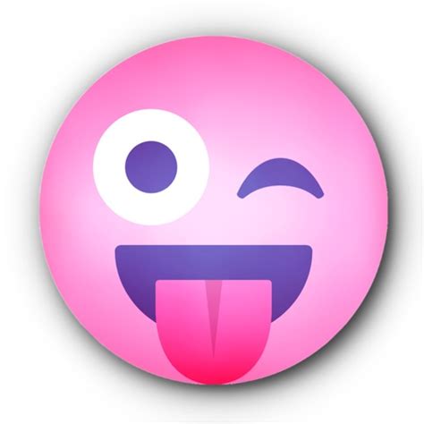 Pink Emoji • Stickers By Ghislain Fortin