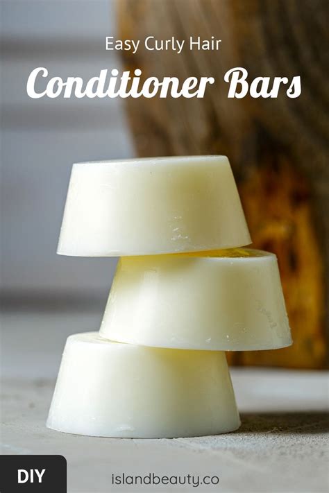 Diy Easy Solid Conditioner Bars For Curly Hair Recipe Conditioner