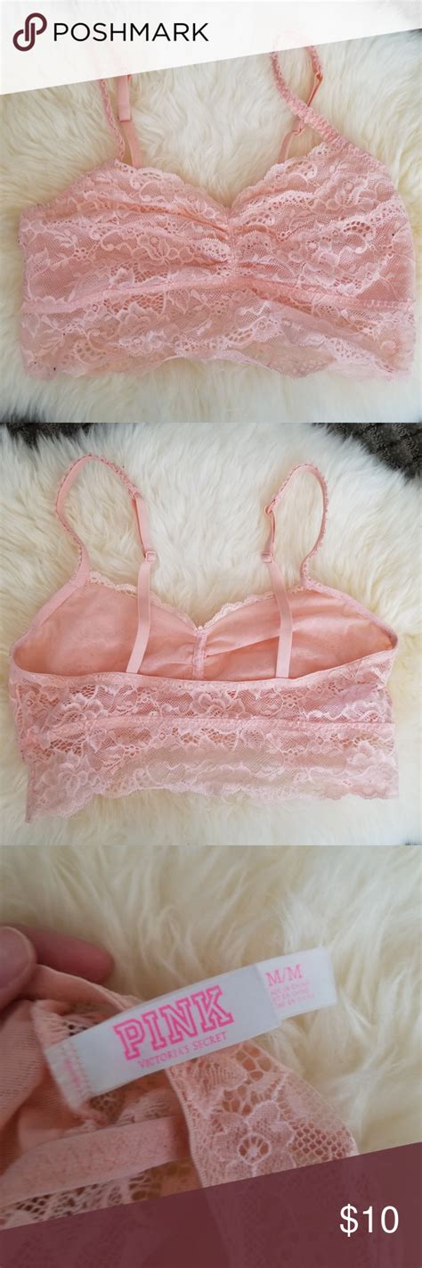 Pink Bralette Size M Gorgeous Pink Color Pink By Victorias Secret Bralette Size M Gorgeous