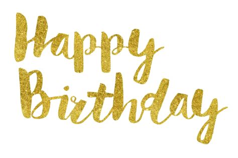 Happy Birthday Text Png Free Download Png Mart