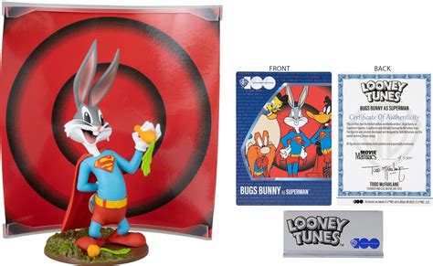 Mcfarlane Toys Warner Looney Tunes Movie Maniacs Bugs Bunny As Superman