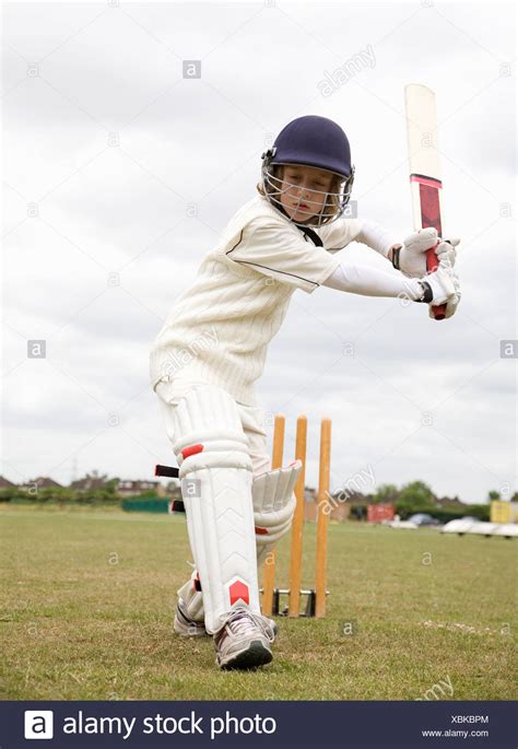 Cricket Player Full Uniform Stock Photos And Cricket Player Full Uniform