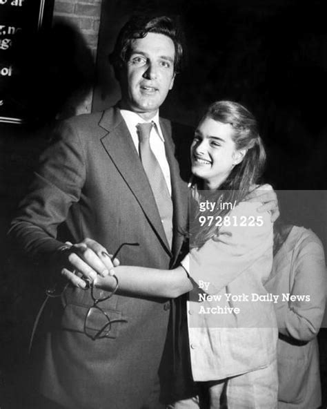 Brooke Shields With Her Father Revlon Executive Frank Shield Brooke