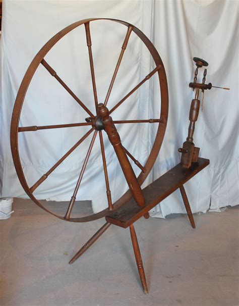bargain john s antiques blog archive antique large wooden wheel flax spinning wheel bargain