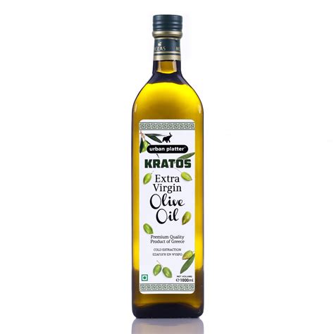 Buy Urban Platter Kratos Cold Pressed Extra Virgin Olive Oil Litre