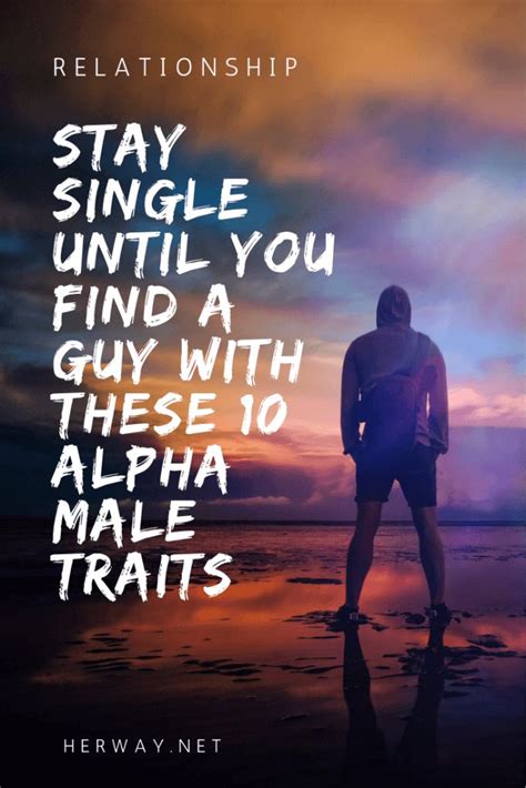 Stay Single Until You Find A Guy With These 10 Alpha Male Traits