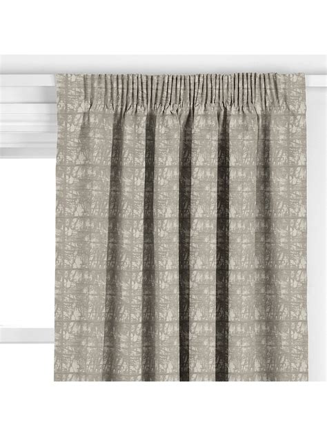 John Lewis Kyla Made To Measure Curtains Or Roman Blind Charcoal