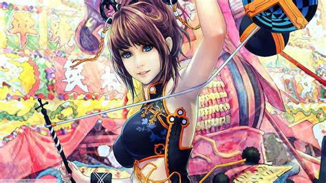 Colorful Anime Anime Girls Original Characters Wallpapers Hd