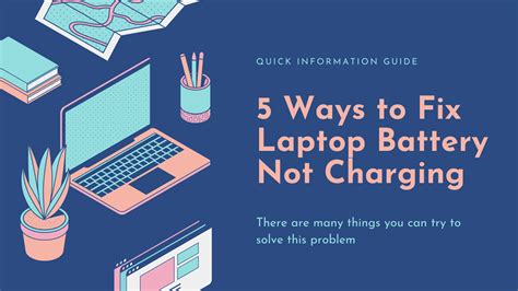 5 Ways To Fix Laptop Battery Not Charging Techsander