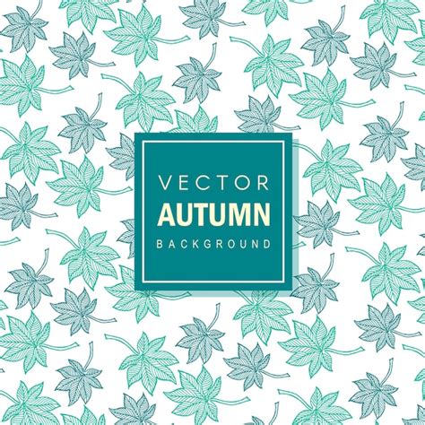 Premium Vector Beautiful Autumn Colorful Leaves Background