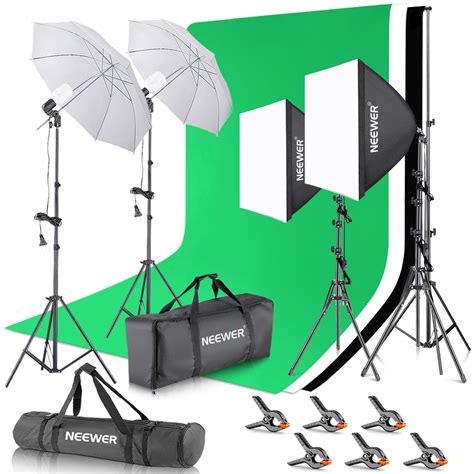 Buy NEEWER Photography Lighting Kit With Backdrops X Ft Backdrop Stands UL Certified K