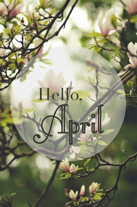 Happy First Day Of April Hello April Spring Wallpaper Spring