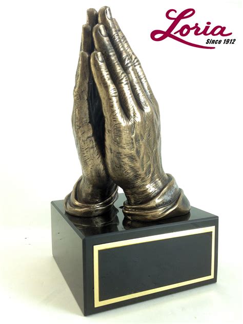 Praying Hands Religious Statue Loria Awards