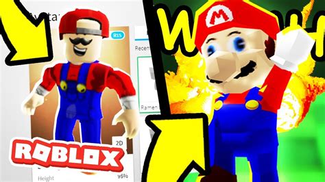 How To Be Mario In Any Roblox Game Youtube