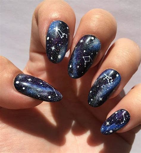 Marvelous Galaxy Nail Art Ideas That Make You Look Elegant