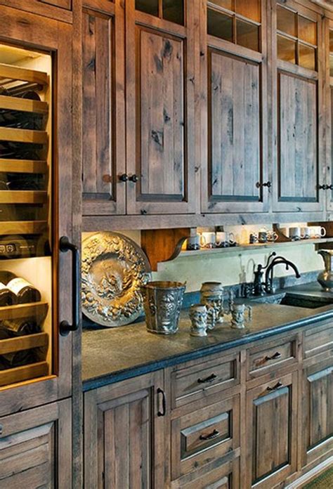 Rustic Western Style Kitchen Decor Ideas 33 Rustic Kitchen Cabinets