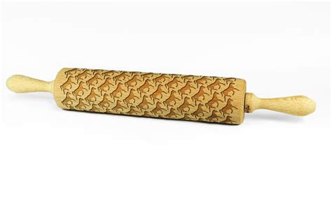 Horses Embossing Wooden Rolling Pin Woods Good