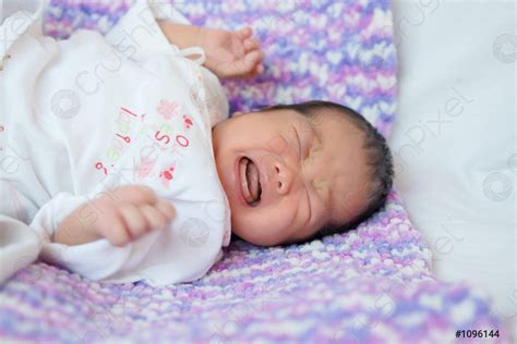 Infant Newborn Baby Screaming Stock Photo 1096144 Crushpixel