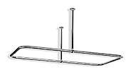 The options of shower curtain rails available include different configurations of rails that provide additional coverage for an unusually shaped tub. ! U Shaped Shower Rail USR1 Shower Curtain Rails ...