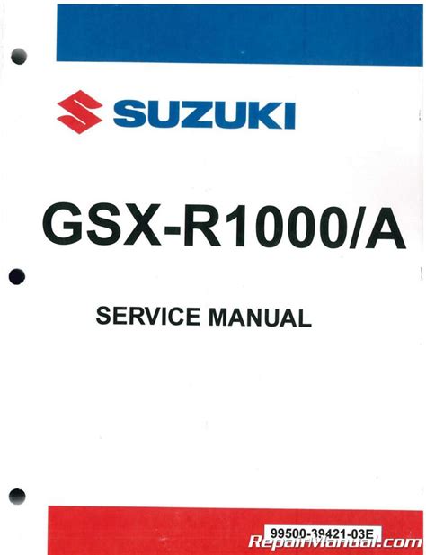 2017 2020 Suzuki Gsx R1000 A Motorcycle Service Manual