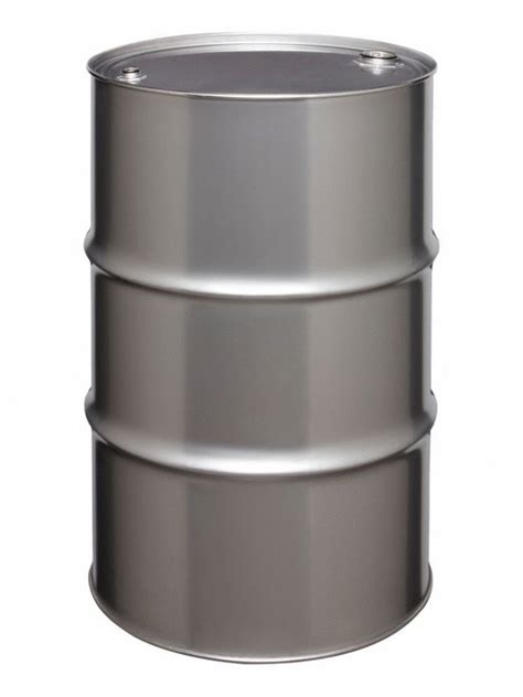 55 Gallon Tight Head Stainless Steel Drums