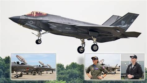 Us Navy F 35c And Us Air Force F 35a Display For First Time At Same