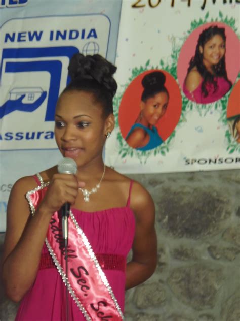2014 teen pageant contestants launched dominica news online