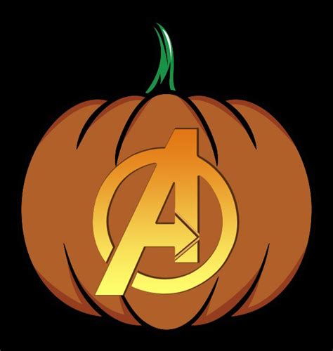 Avengers Pumpkin Carving Stencils