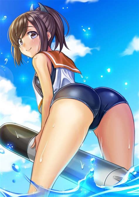 Kancolle I 401 By Noboru Anime Kancolle Swimsuits 82a Anime Ecchi Girl Anime Couples