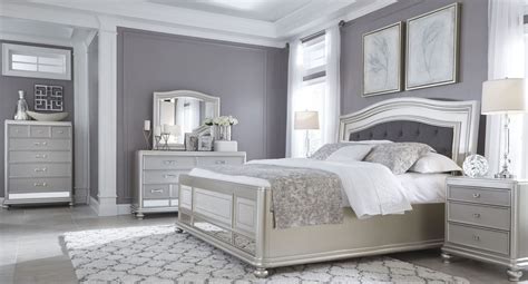 Categorically, there are four types of bedroom style: Coralayne Silver Bedroom Set | Silver bedroom, Home decor ...
