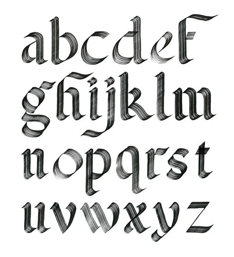 Calligraphy Alphabet Behance