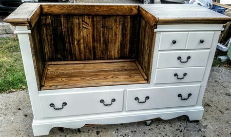 Repurposed Dresser Bench Repurposed Dresser Dresser Bench Storage Bench