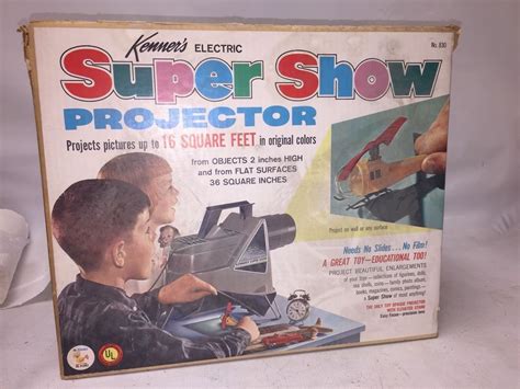 Details About Kenner Electric Super Show Projector In Original Box 1960