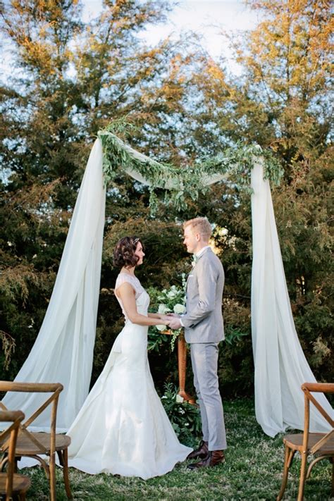Rustic Natural Wedding Arbor Elizabeth Anne Designs The Wedding Blog