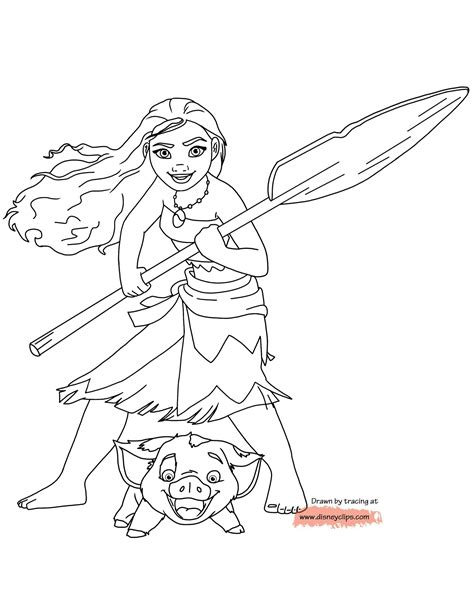 Disney Moana Coloring Coloring Pages