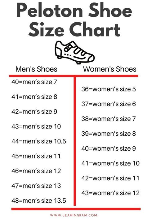 Cycling Shoe Size Guide