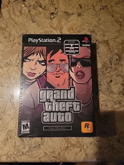 Grand Theft Auto Trilogy Ps2 Brand New Factory Sealed Us Version 55
